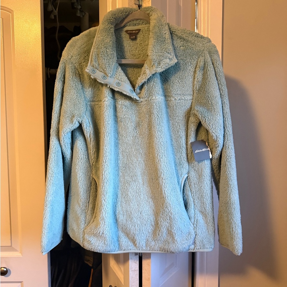 Eddie Bauer Women's Blue Fleece Jacket